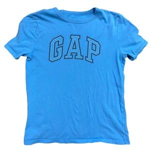 GAP Kids Large Blue Tee with GAP logo